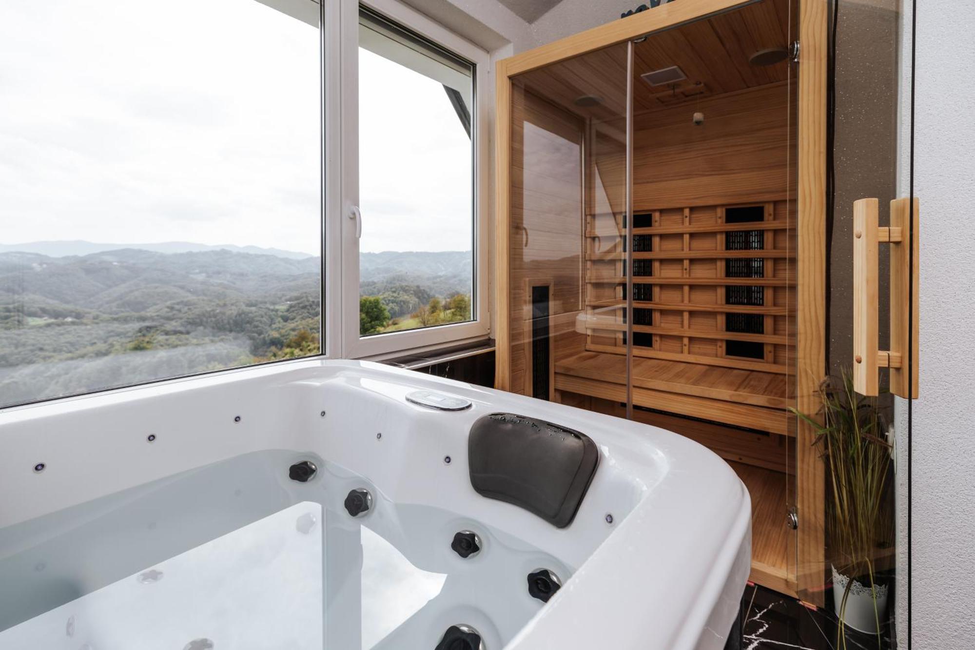 Tanja S Holiday Home In Nature With Sauna And Hot Tub Gorica pri Slivnici Exteriör bild